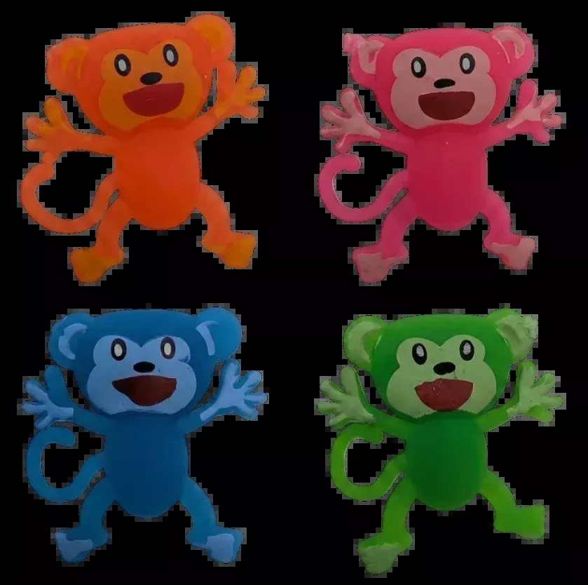 2" Stretch Monkey Toys