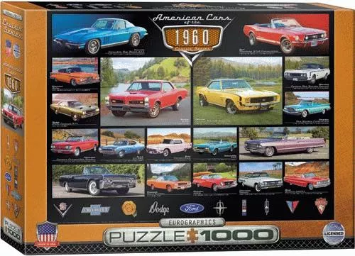 '60S AMERICAN CARS 1000PC