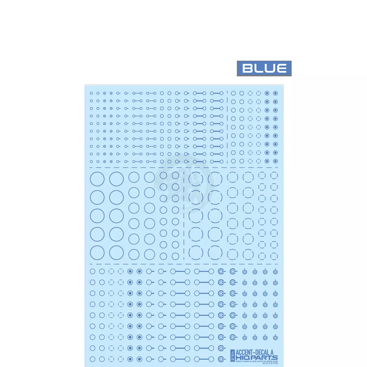Accent Decal A [Blue]