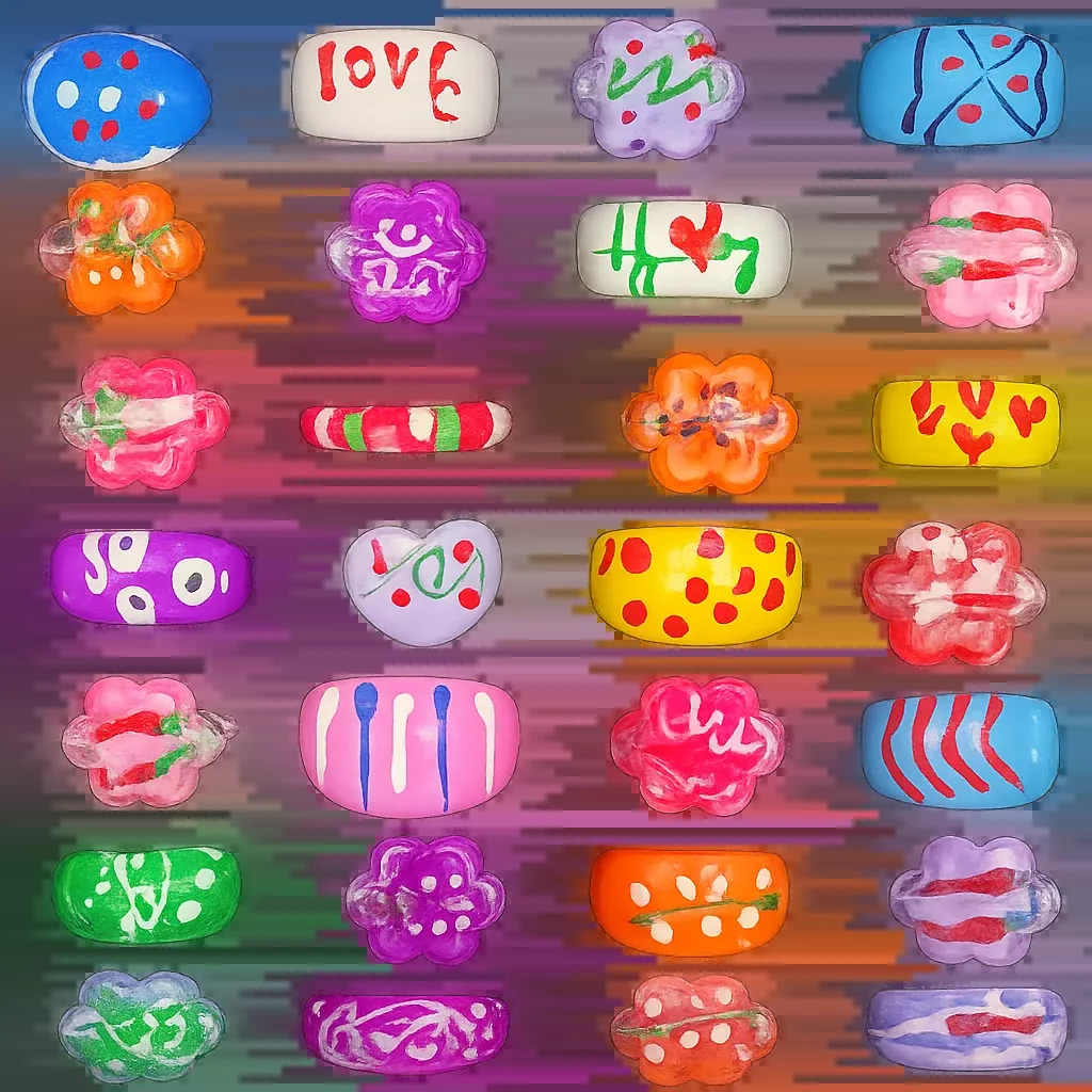 Acrylic Resin Rings
