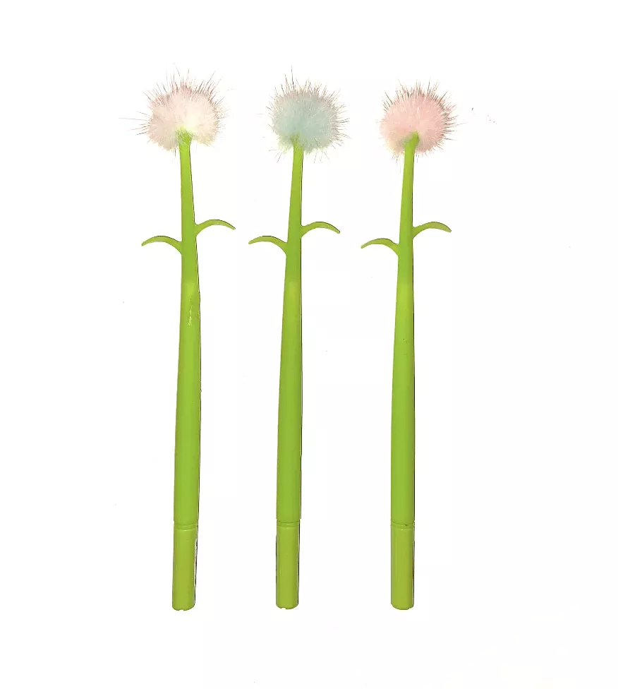 Assorted Dandelion Fluffy Pens