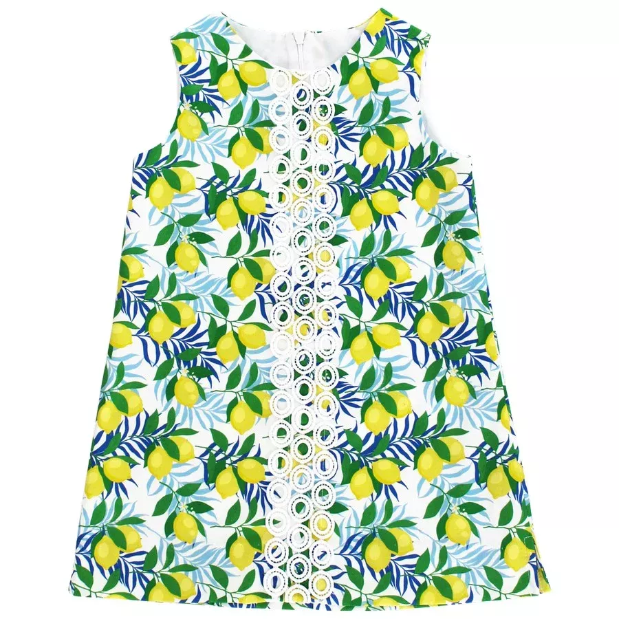 Bailey Boys Liza Dress - Lemon Squeeze