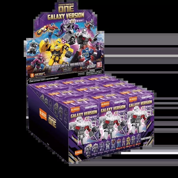 Blokees Transformers Galaxy Version 07 One Wave 2 Box Of 9 Collectible Figures