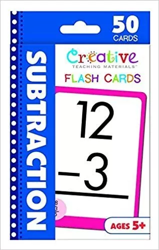 Creative Education Subtraction Flashcards