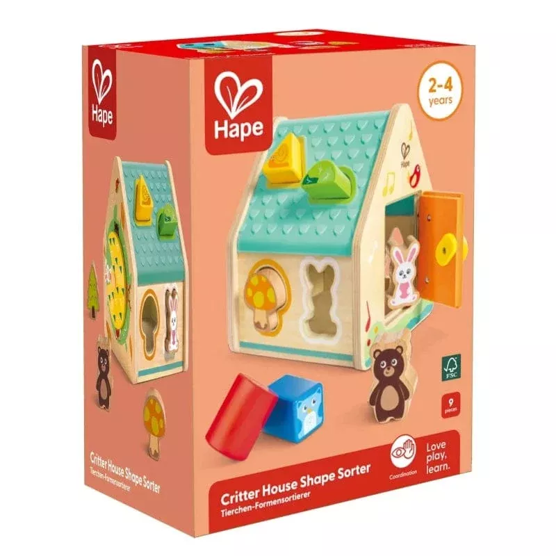 Critter House Shape Sorter