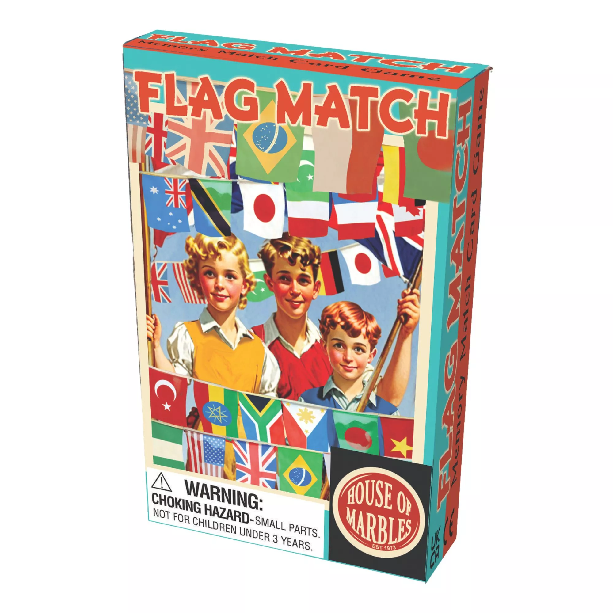 Flag Match Card Game