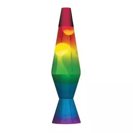 LAVALAMP 14.5" RAINBOW