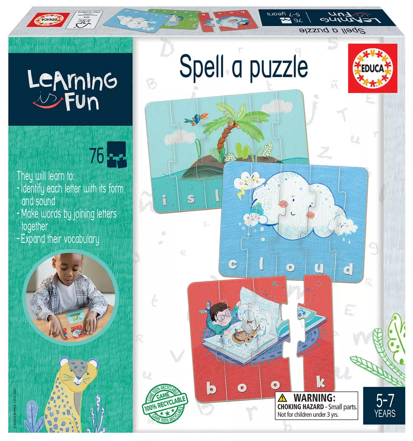 Learning Fun- Spell A Puzzle