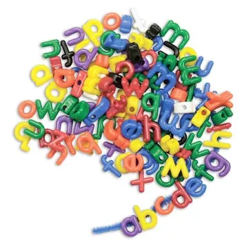 Lower Case Letter Beads