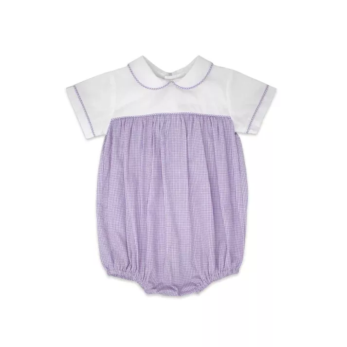 Lullaby Set Covington Bubble - Lavender Mini Gingham