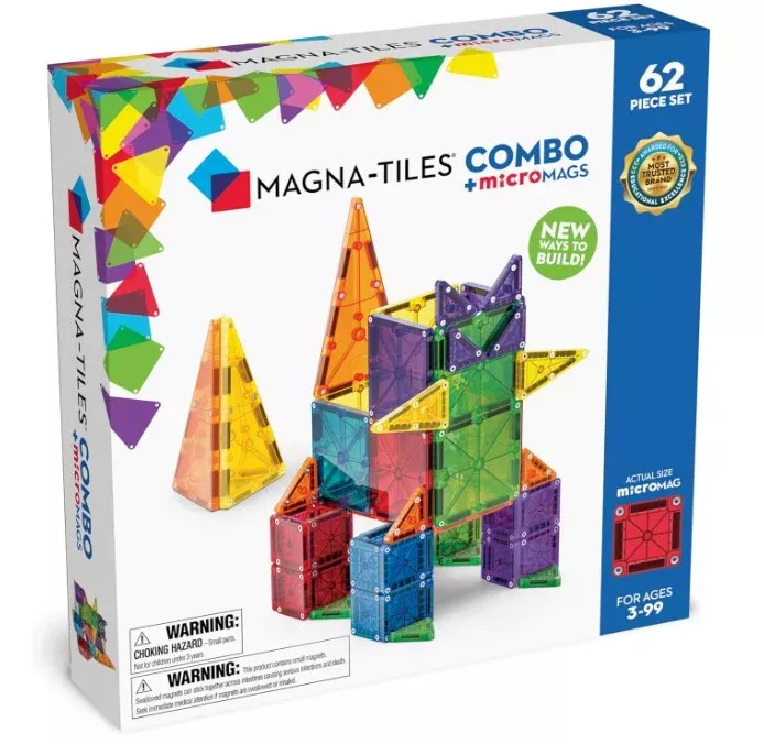 Magna Tiles Combo Set 62 Pc