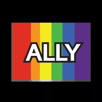 MAGNET Rainbow Flag Ally