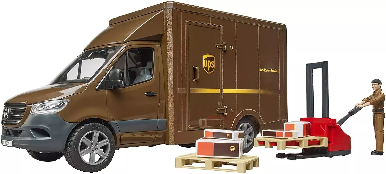 MB Sprinter UPS with driver and accessories