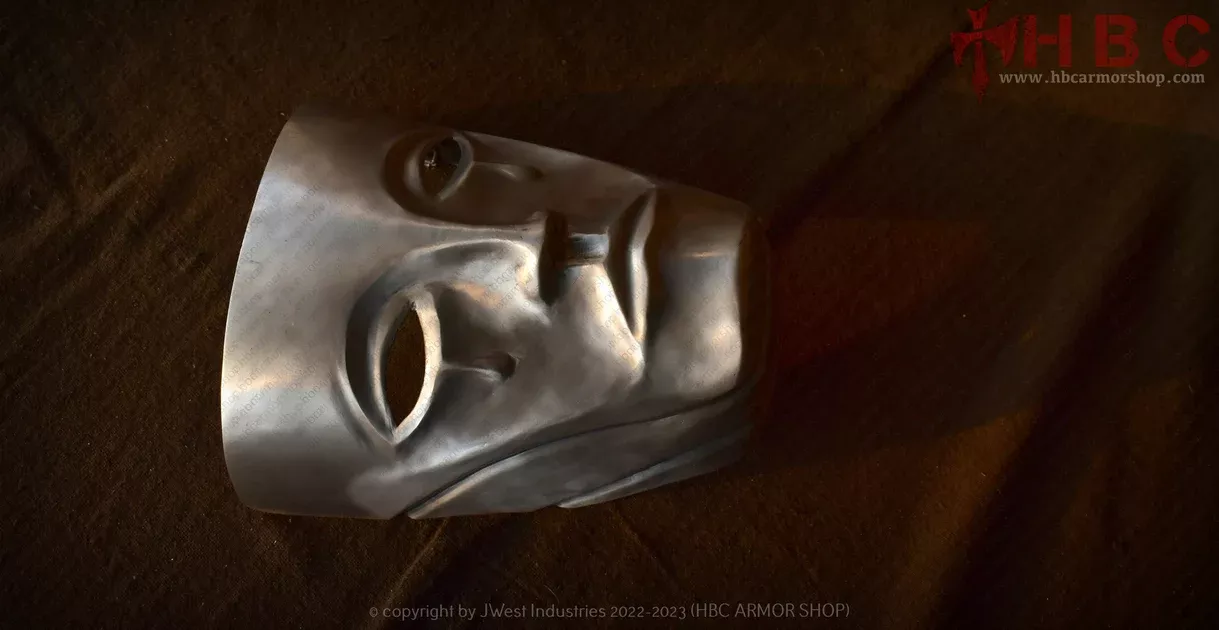 Metal Crying face Mask