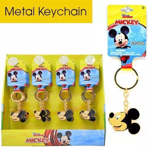 Mickey Head Metal Keychain