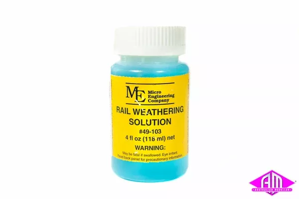 Micro Engineering - 49-103 - Rail Weathering Solution (118ml)