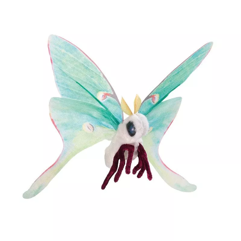 Mini Luna Moth Finger Puppet