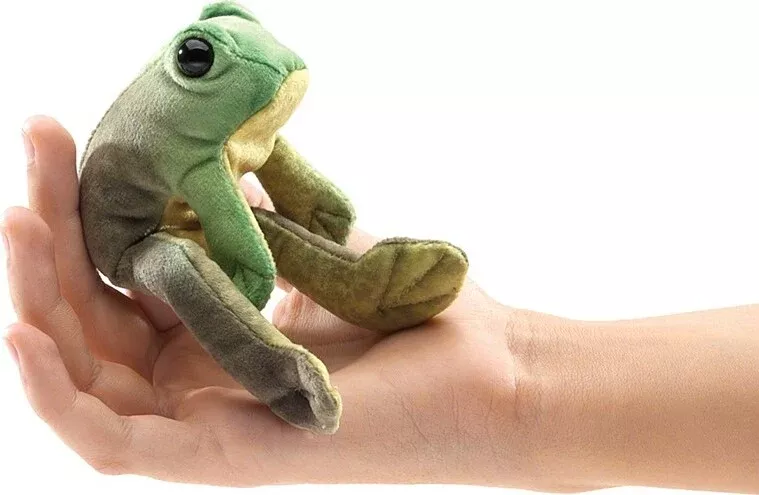 Mini Sitting Frog Finger Puppet