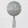 Miniature Star Wars Death Star Tree Topper, 2.6"