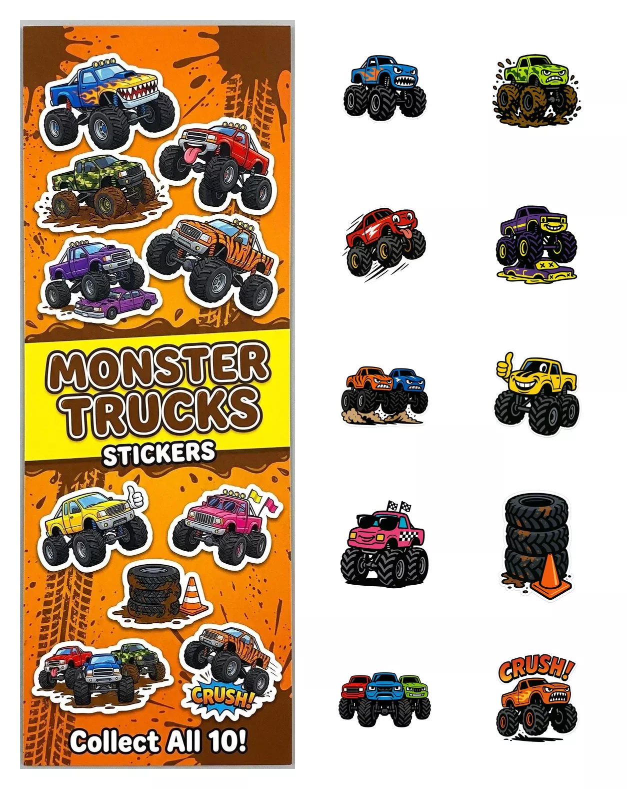 Monster Trucks Stickers