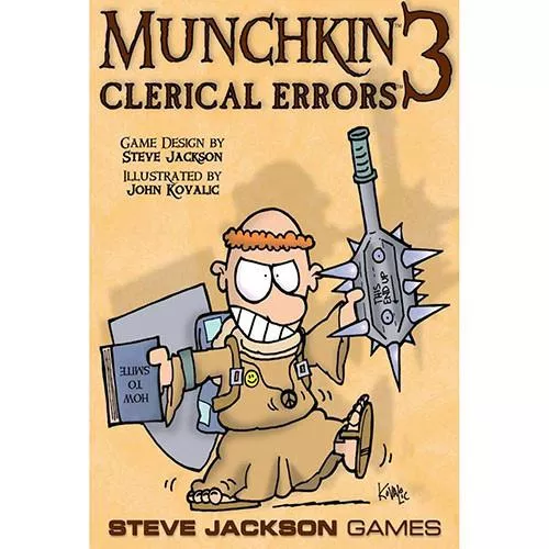 Munchkin 3 Clerical Errors Card Game