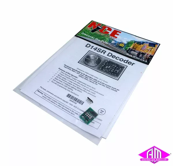 NCE - D14SR Decoder Direct plug 6 EFX