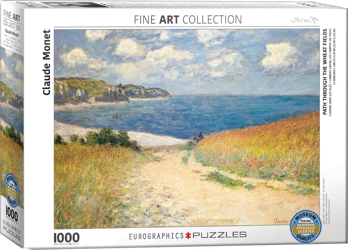 Path Through the Wheat Fields Monet 1000