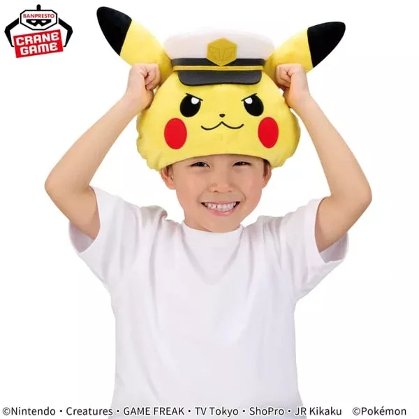 Pokemon Pikachu Captain Plush Hat
