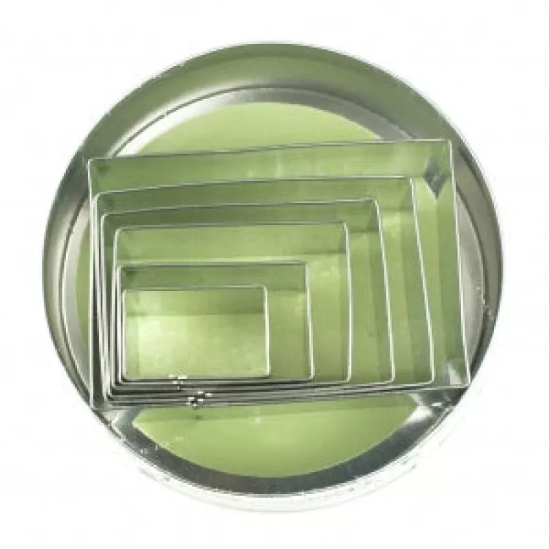 Rectangle Cookie Cutter Set - 6 Piece