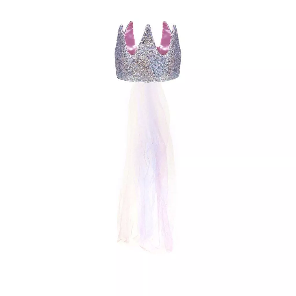 Sequins Crown with Veil