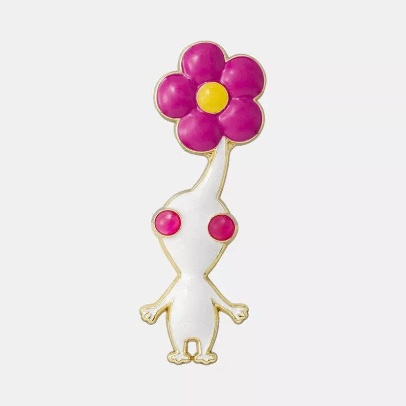 White PIKMIN Badge