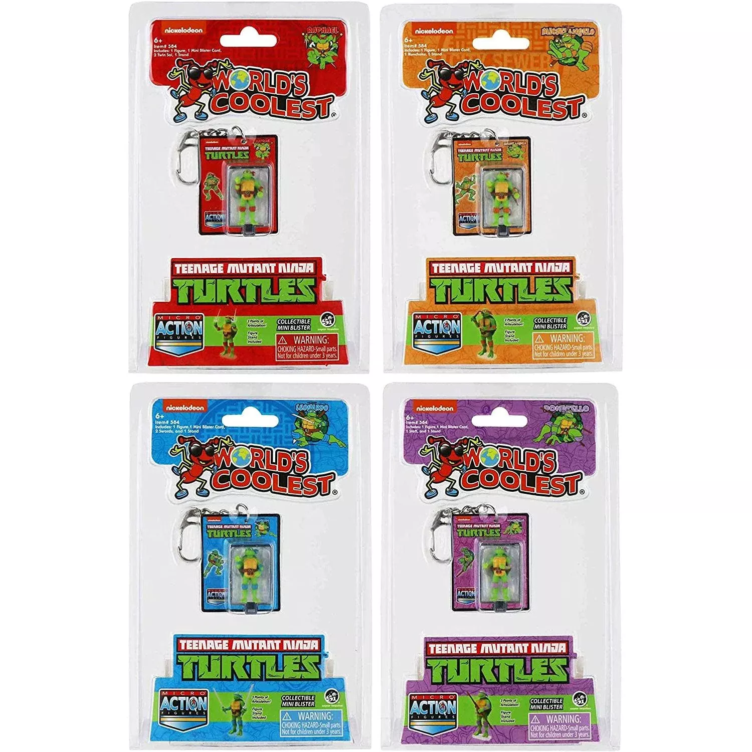 World's Smallest TNMT Micro Figures