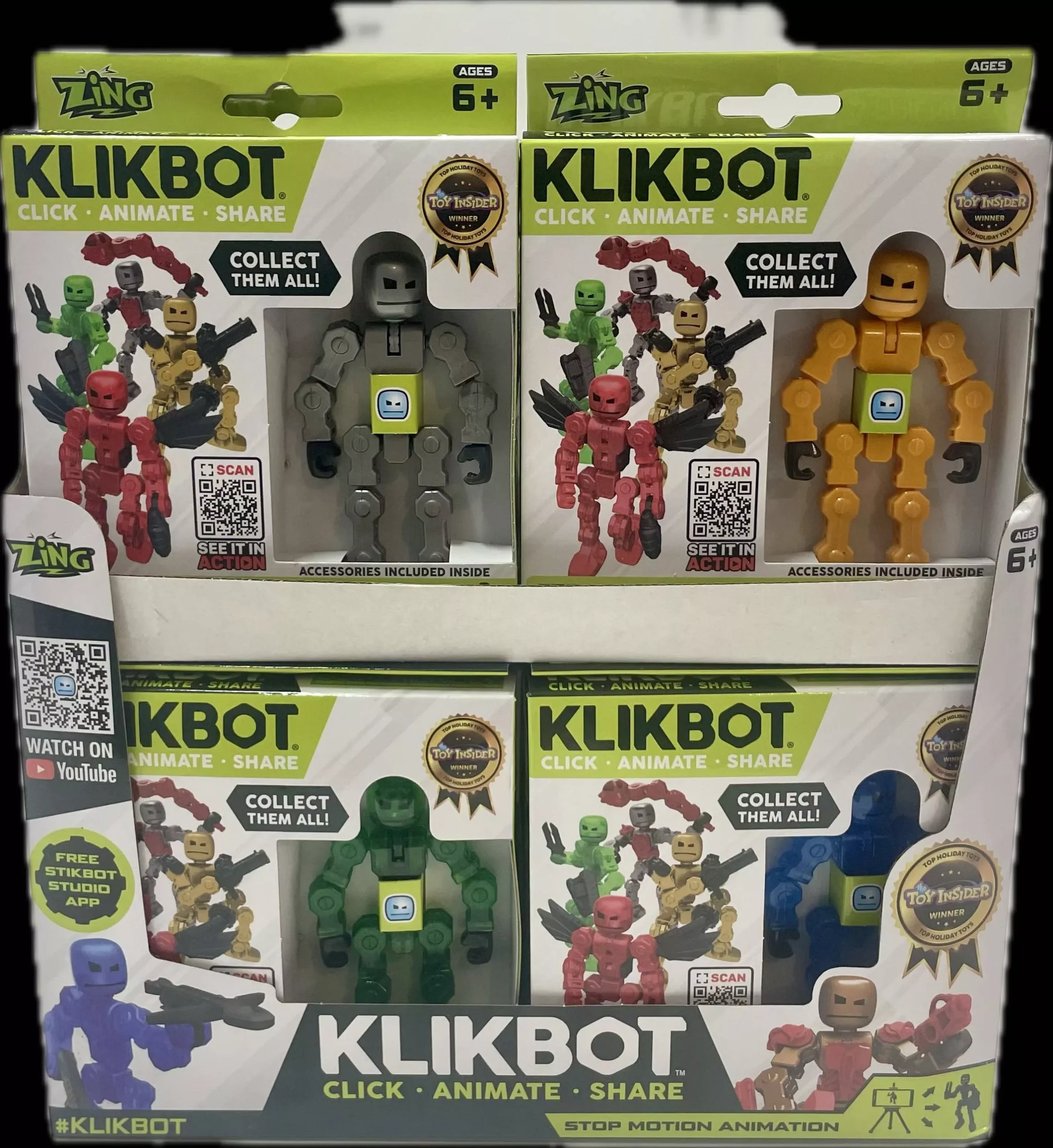 Zing KlikBot Single Pack - Stop Motion Animation Robot