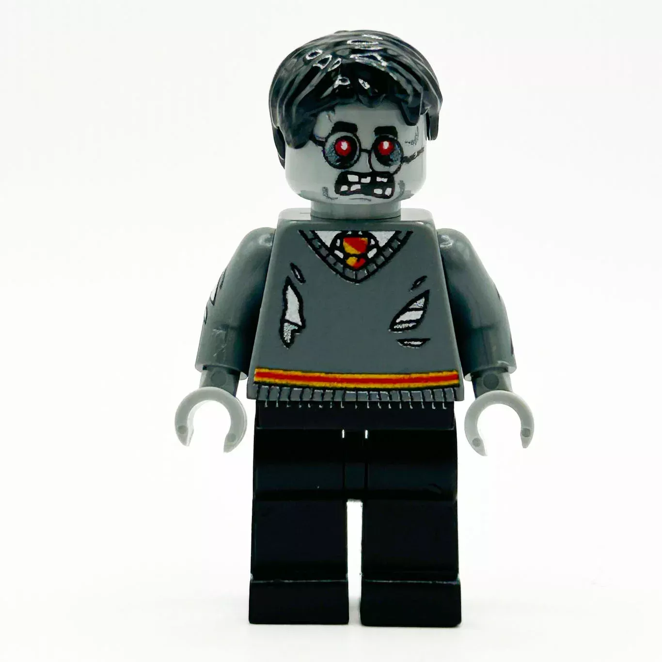Zombie Harry - B3 Customs Minifig made using LEGO parts